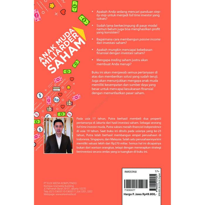 

BARU Buku Anak Muda Miliarder Saham - Andika Sutoro Putra Best Seller