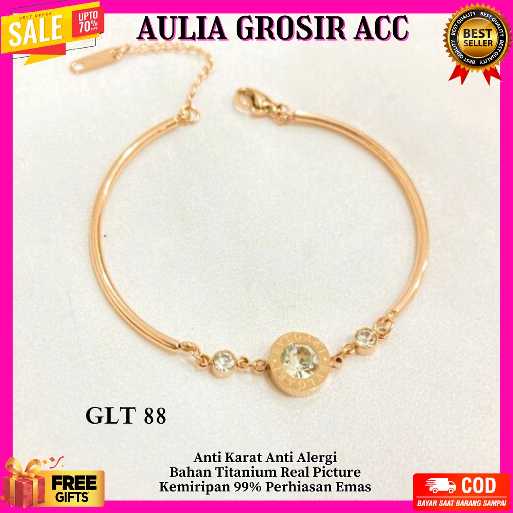 Gelang Wanita Anti Karat Titanium Steel Gelang Anti Karat Anti Alergi Aksesoris Wanita