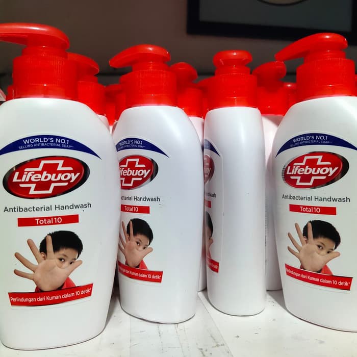 Jual Sabun Cuci Tangan Lifebuoy Hand Wash Soap Total10 Botol PUMP Limited