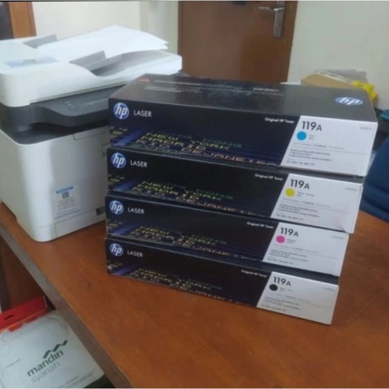 Toner hp LaserJet 119a 1set 4warna.cymb(1paket)