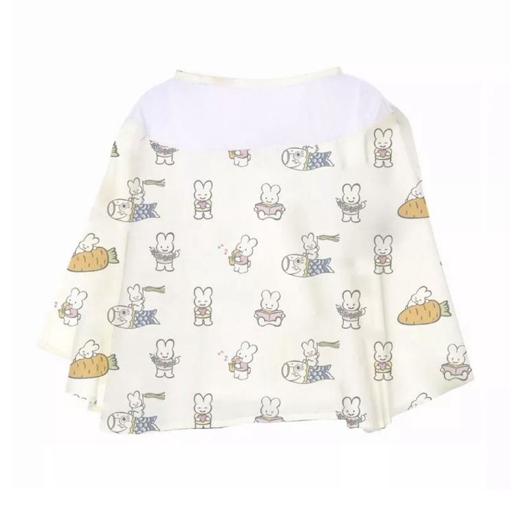 Nursery cover apron celemek kain menyusui busui gimmick merries