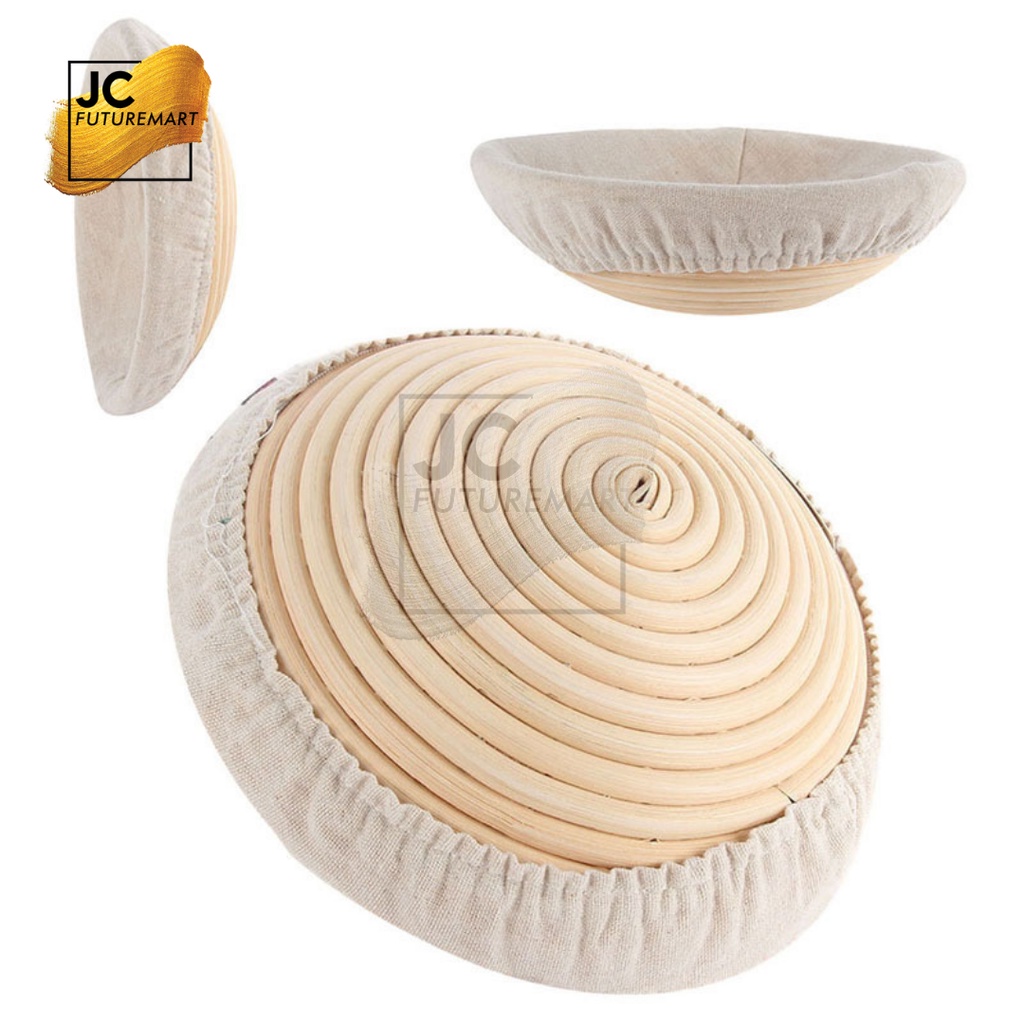 BANNETON ROTI BULAT ROTAN / RATTAN BASKET PROOFING DOUGH ROUND