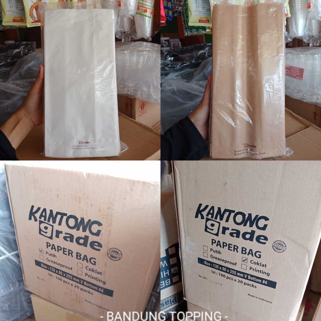 Paper Bag / kantong kertas isi 100pcs