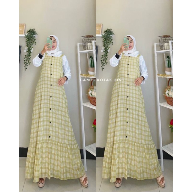 OVERAL CERUTY KOTAK 2IN1/GAMIS OVERAL