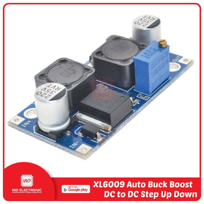 XL6009 Auto Boost Buck Adjustable Step Up Step Down DC to DC converter module