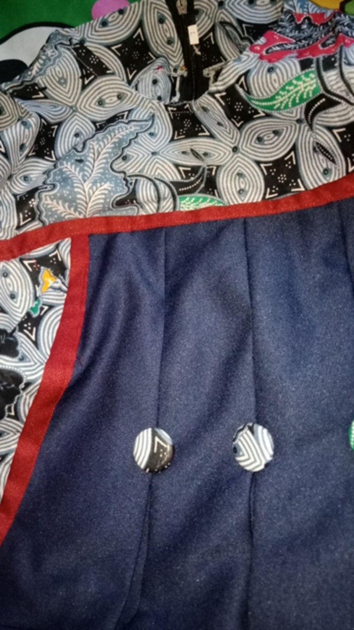 Batik Couple Gamis Kombinasi Batik Couple Ramadhan Batik Couple Hari Raya Gamis Modern