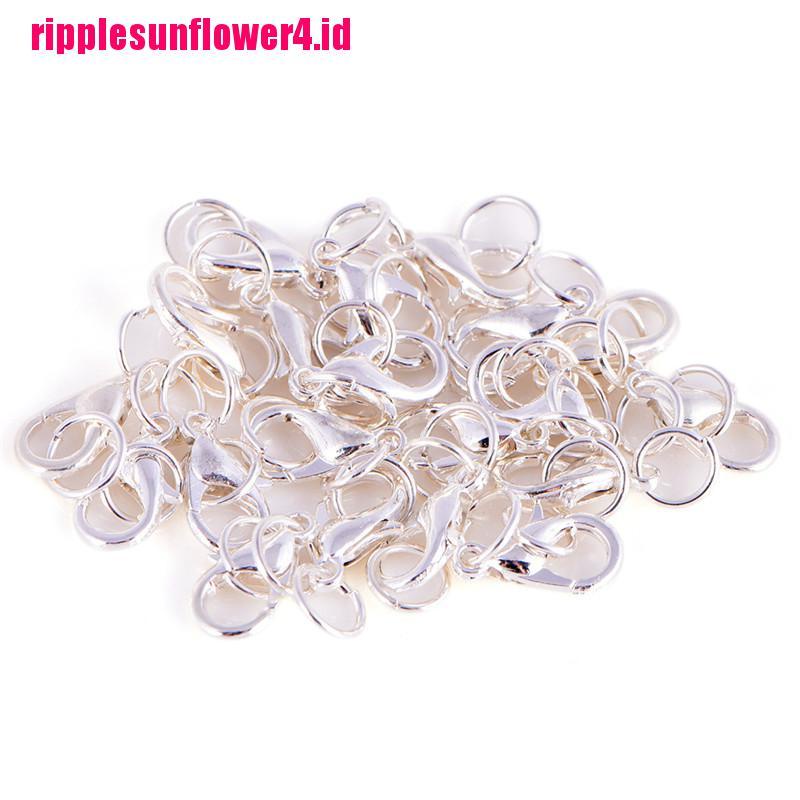 20pcs / set Gesper Lobster Bahan Alloy Untuk Gelang / Kalung