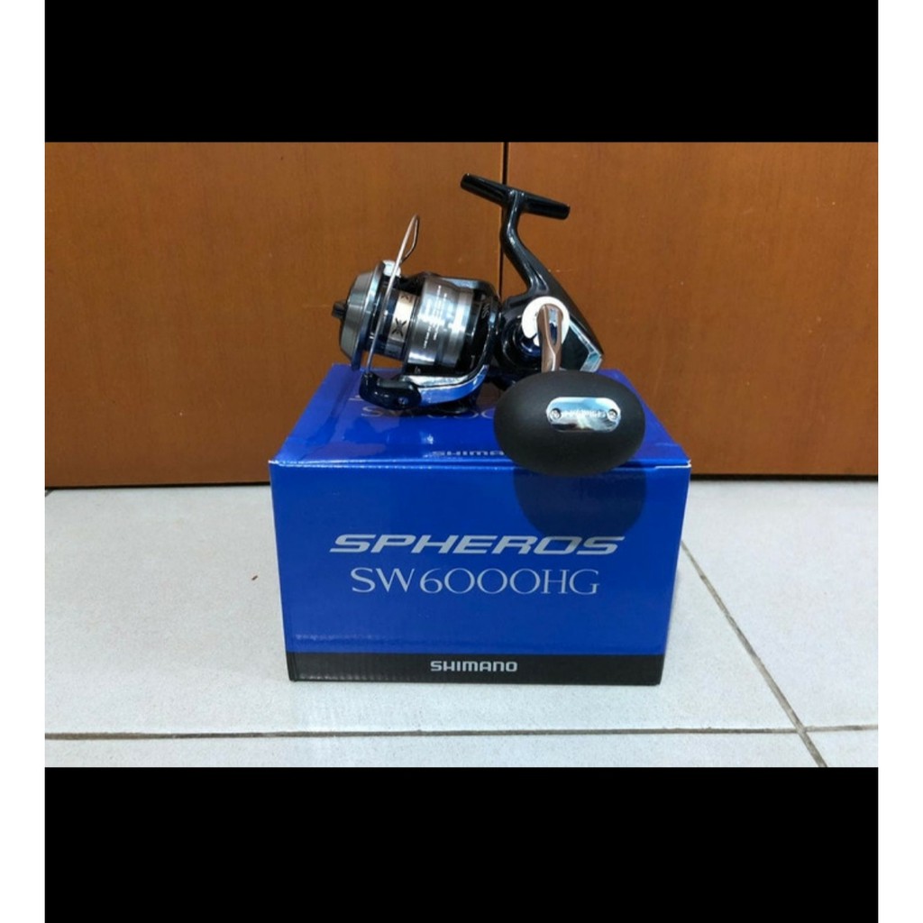 REEL SHIMANO SPHEROS SW5000HG/SW6000HG/SW20000 REL PUTARAN JORAN GLUNGAN SENAR