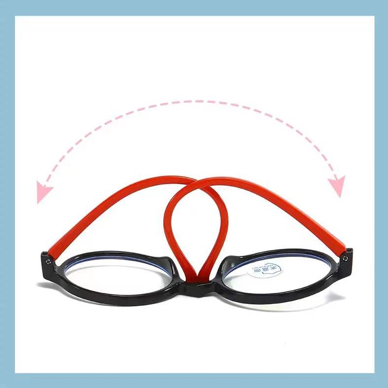 [COD] Kacamata Anti Radiasi Anak Bulat Fashion Wanita Murah - Eyeglasses Frame Plastic Import