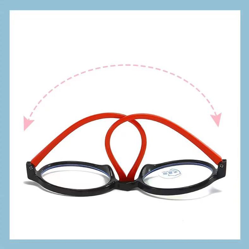 [COD] Kacamata Anti Radiasi Anak Bulat Fashion Wanita Murah - Eyeglasses Frame Plastic Import