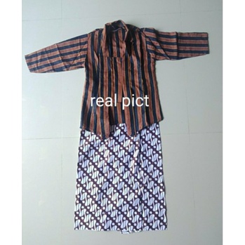 Ready HP9 Kebaya anak | Lurik cewek | Baju adat jawa |Baju lurik jawa GZ P WTQ