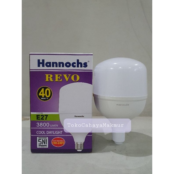 Lampu LED Bohlam Revo 40w 40watt Hannochs CoolDayLight