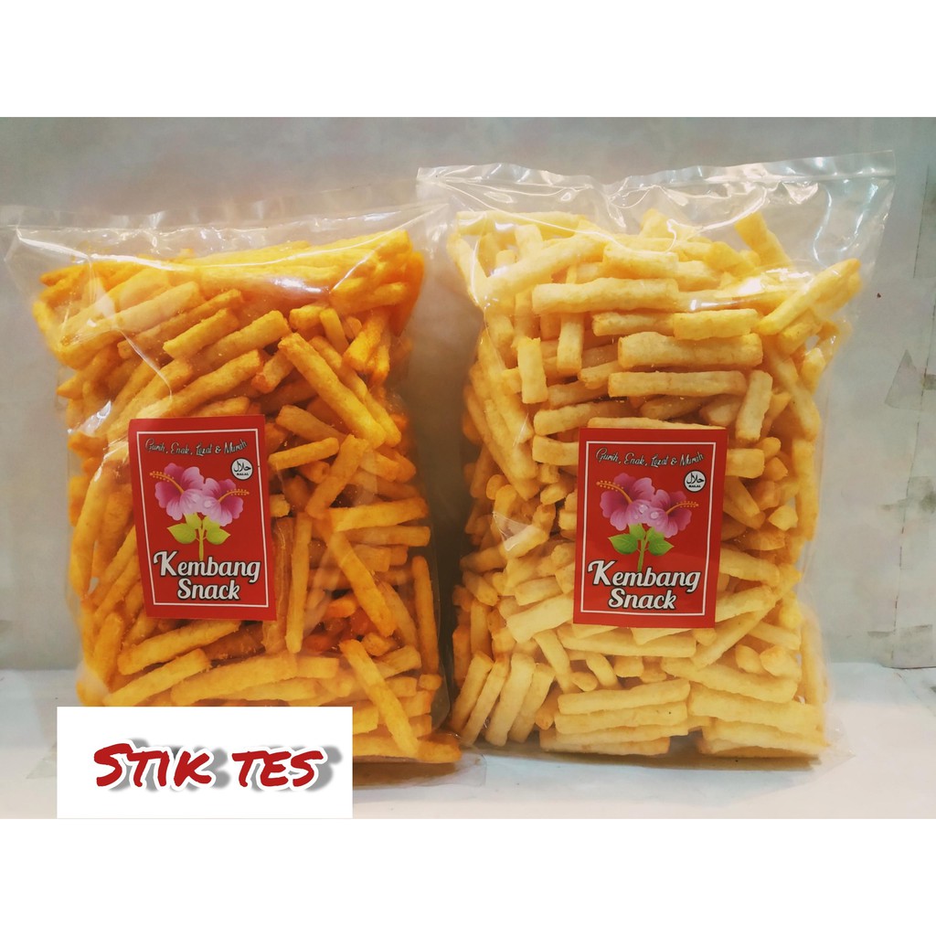 

KUE KERING-STIK TES BALADO KEMASAN 250GR-KEMBANG SNACK