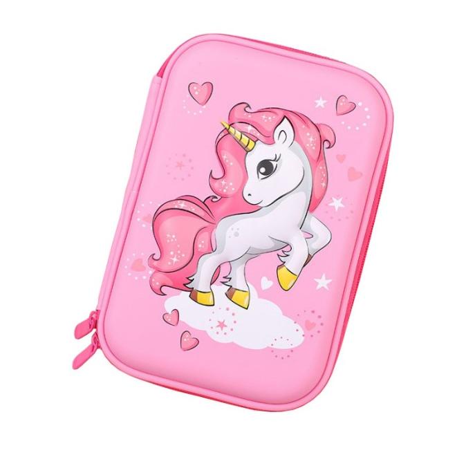 

Kotak Pensil Unicorn tempat pensil smiggle unicorn kado anak - Berdiri S pink