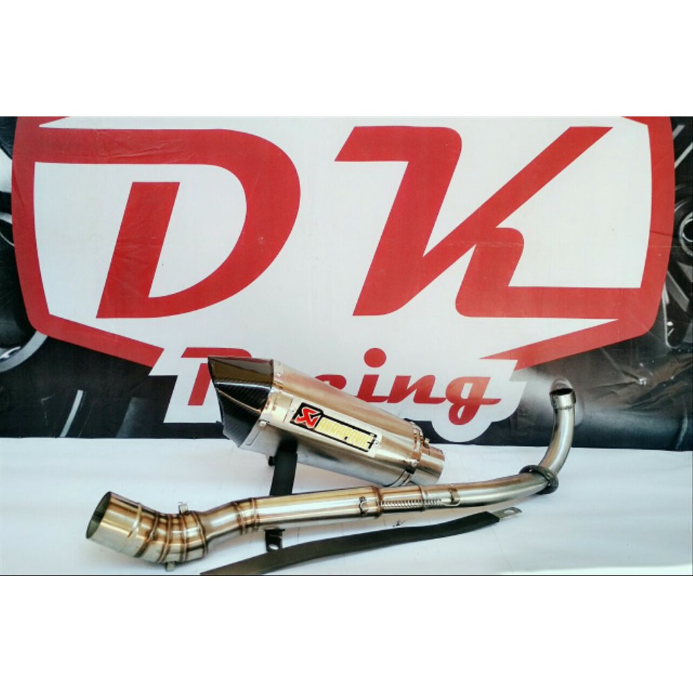 knalpot racing honda absolute revo akrapovic garda fullst bac 86