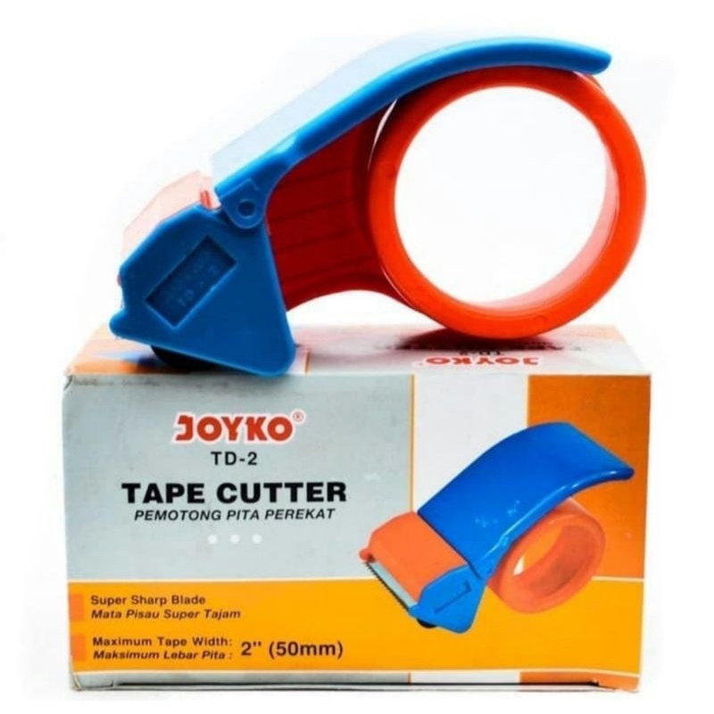 

Joyko Tape Cutter TD-2 - Tape Cutter Plastik - Tempat Lakban