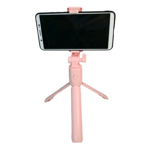Tripod Tongsis R1 Selfie Stick Bluetooth Shutter Macaron 3IN1 Multifungsi Tripod / Tripot Tomsis R1 Macaron 360° Bluetooth Multifungsi Tripod + Magic Selfie Stick Remote + Phone Holder Tongsis / IOS ANDROID GO PRO