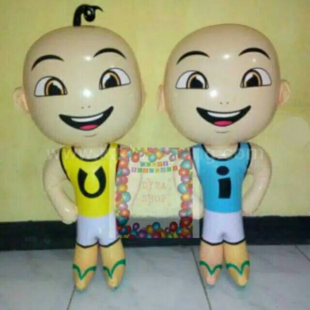 Balon Tiup Karakter Upin/Ipin