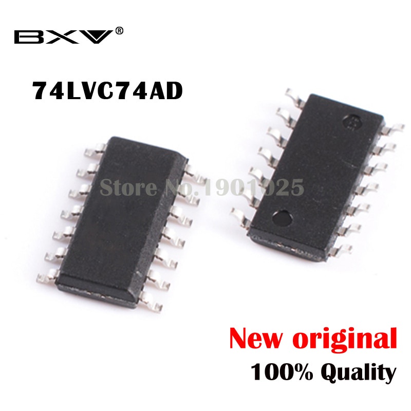 10pcs Ic 74lvc74ad Sop-14 74lvc14 Sop