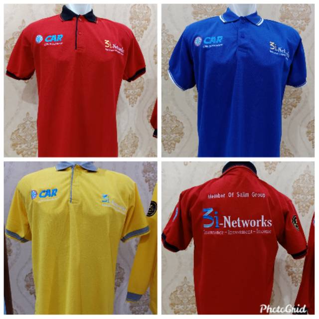Kaos Polo CAR 3i Network Lengan Pendek