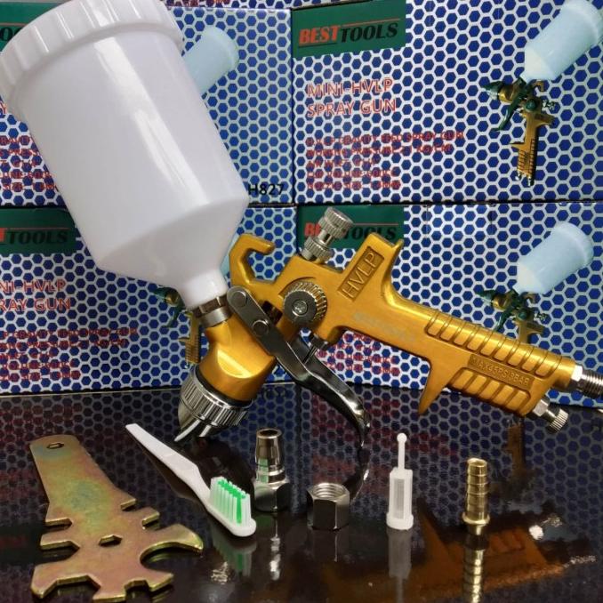 Spray Gun HVLP 1.4mm Spray Gun HVLP Tabung Atas Nozzle 1.4mm Termurah