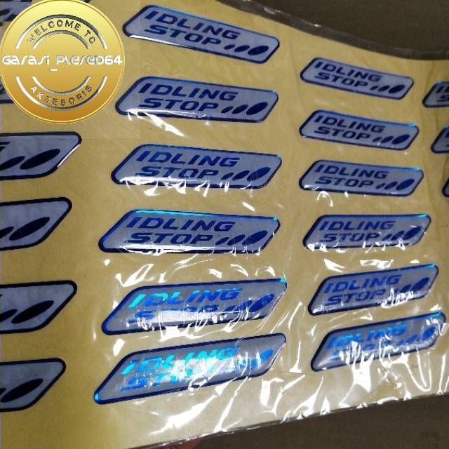 emblem logo HONDA BEAT VARIO 110 125 150 IDLING STOP