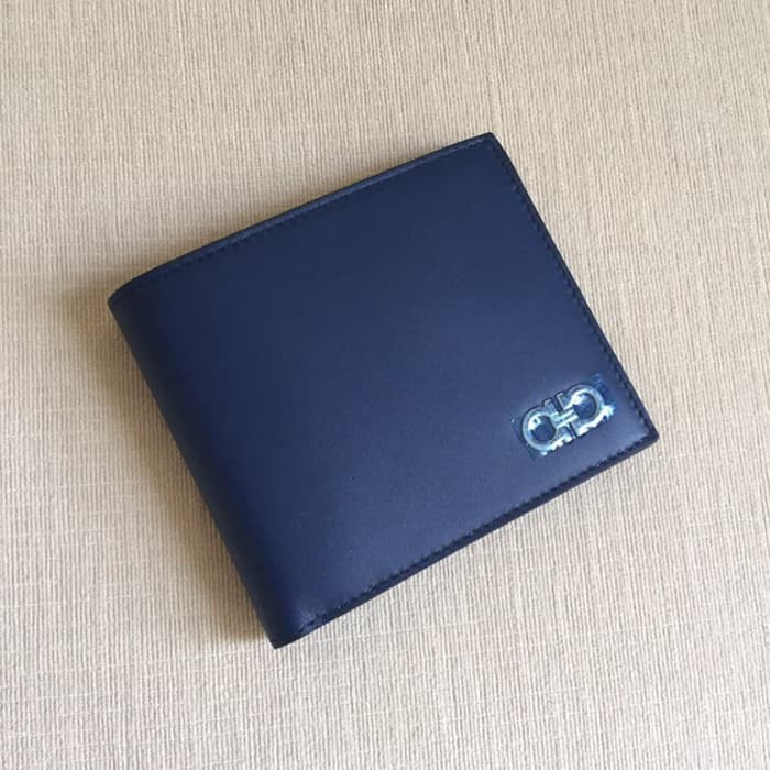 Salvatore Ferragamo Bifold Wallet Blue

