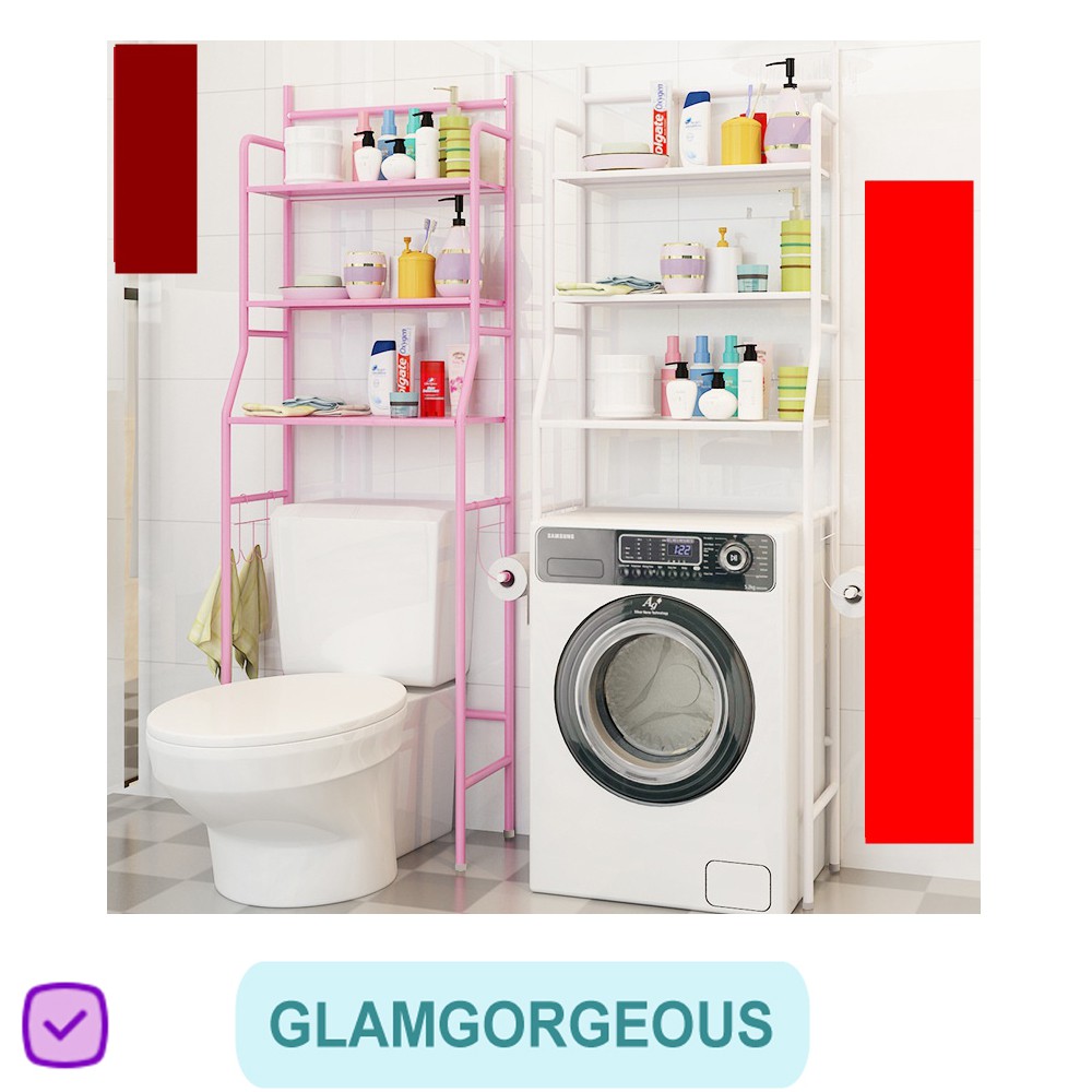 Rak Sabun Kamar Mandi Mesin Cuci Toilet Organizer Besi Rak Sabun Kamar Mandi Mesin Cuci Toilet Organizer Besi