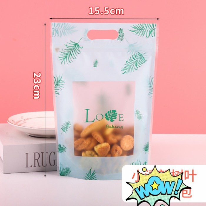 

NEW Zipper bag standing pouch Valentine - Zipper bag lucu A - Love Blue