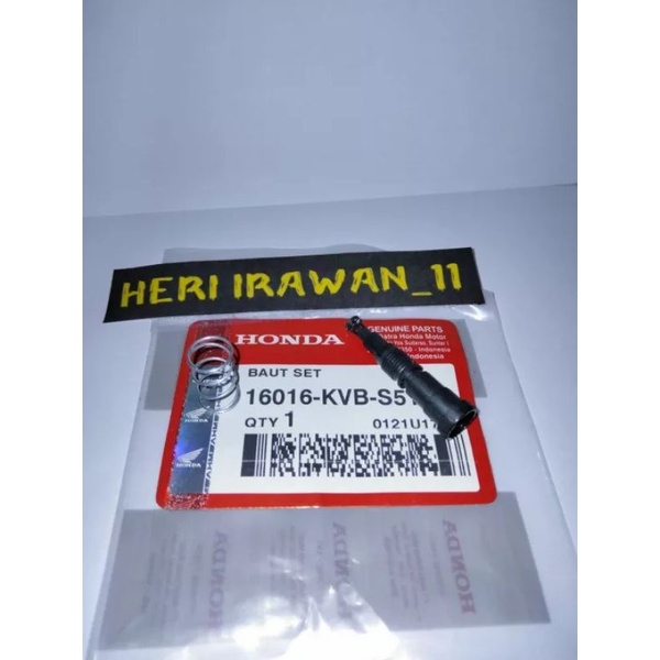 Baut setelan Angin Gas Injeksi Screw set Vario 110 Beat 16016 KVB S51