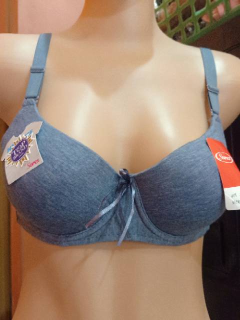 Sorex bra kode 11119 UK.34-38 melange collection kawat busa sedang