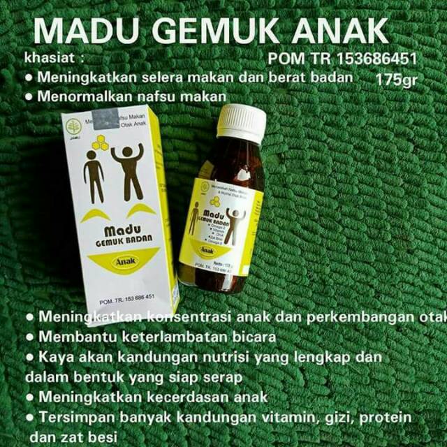 Madu Gemuk Badan Anak Indonesia