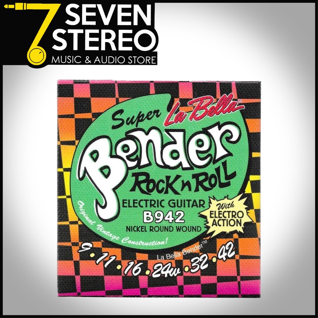 La Bella Bender B0942 Electric Guitar Strings 09-42 Senar Gitar Elektrik