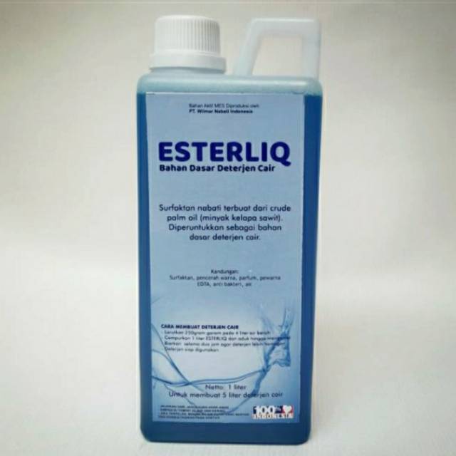 ESTERLIQ  - Bahan Dasar Detergen Cair Jadi 5 Liter Detergen Cair | 1 Liter