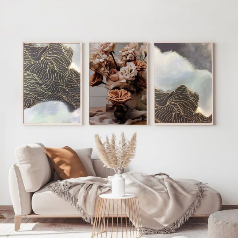 [DEKORASI]Hiasan dinding [BROWN NORDIC] walldekor ruang tamu,kamar tidur.