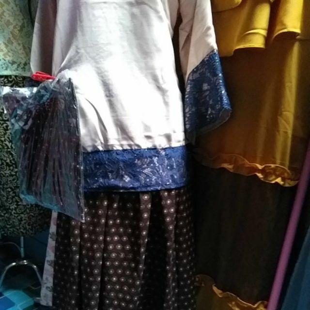 Maura Couple - Sania Ruffle Batik Couple Ori Ndoro Jowi Dnt Garansi Termurah Shopee  Set Renda 2586