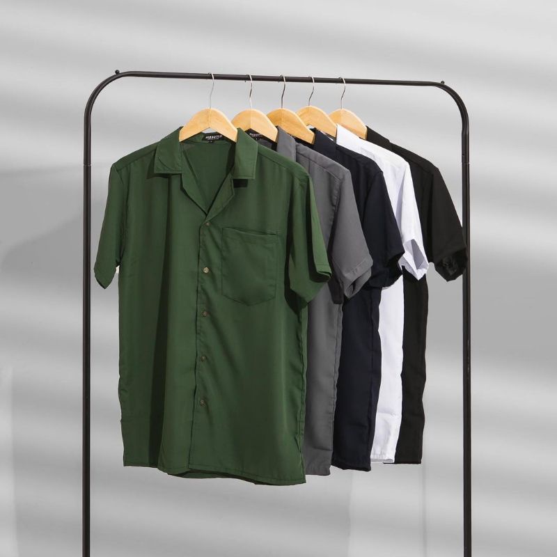 Shirt Amarine | Kemeja Amarine | Kemeja Lengan Pendek Pria | Kemeja Pendek Premium