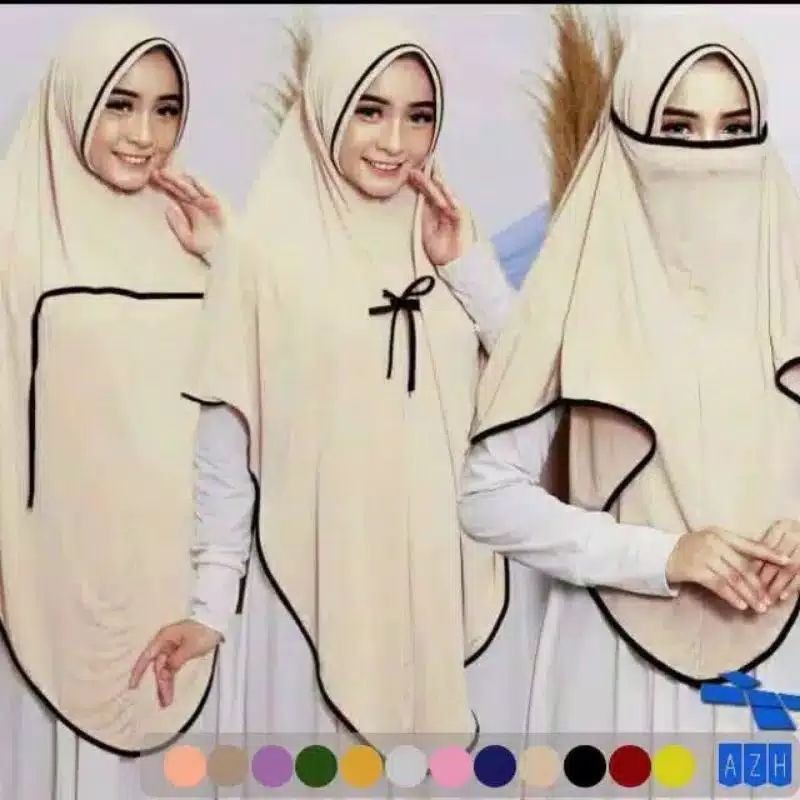 Kerudung Niqab Ayana 3in1 | Dewasa Fashion