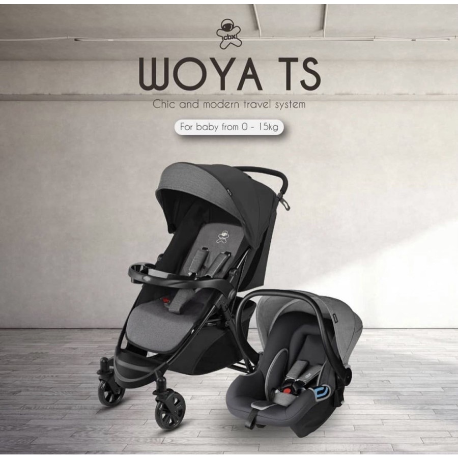 Stroller Carseat CBX Woya Travel System / Kereta Dorong Bayi