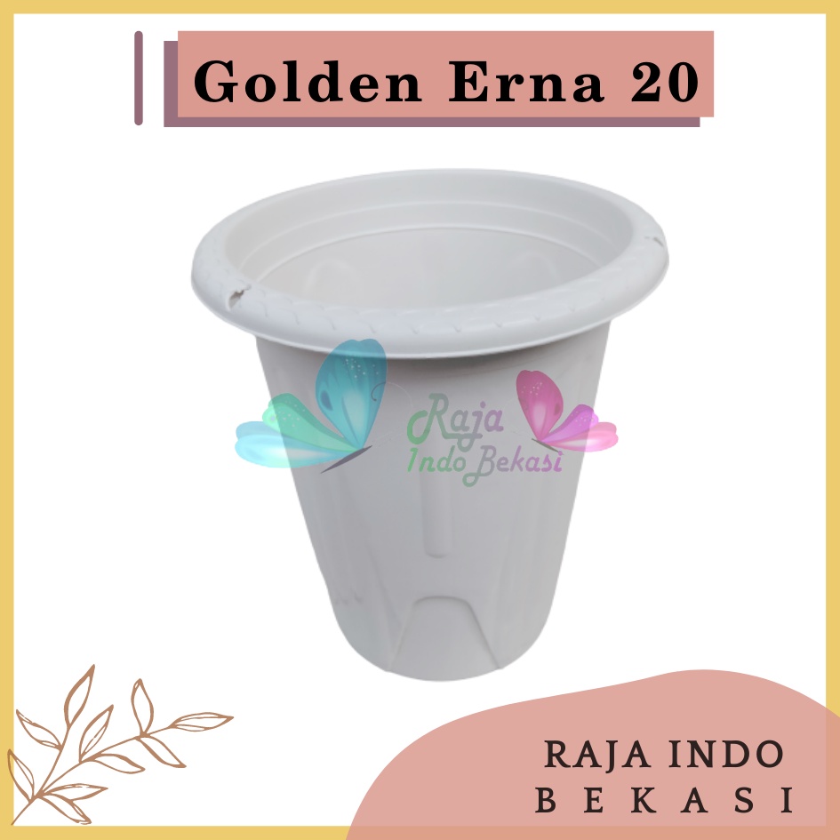 Pot Golden Erna 20 Putih - Pot Yogap 18 19 25 Murah