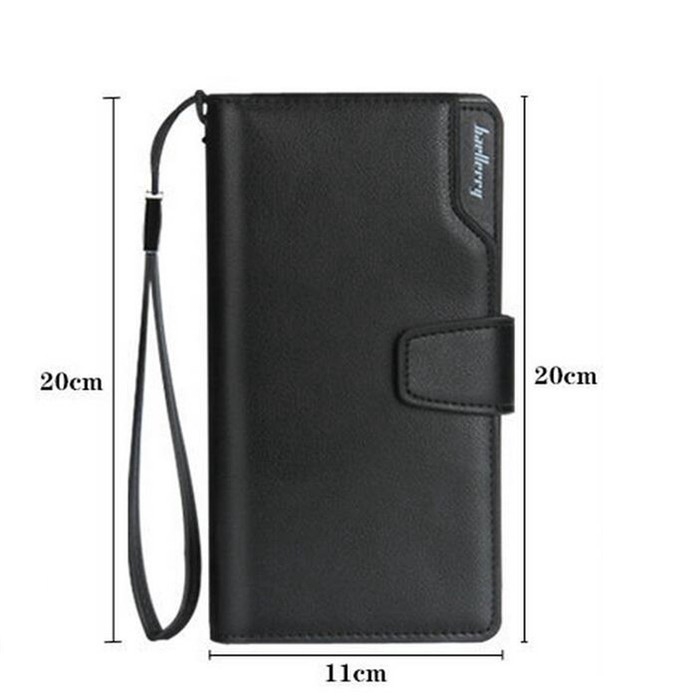 BAELLERRY 1063 Dompet Panjang Pria Kulit Long Bifold Wallet WK-SBY