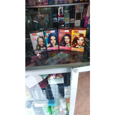 PEWARNA RAMBUT CULTUSIA BERBAGAI MACAM WARNA ASH BLONDE, BLUE, RED, GOLDEN BROWN MURAH