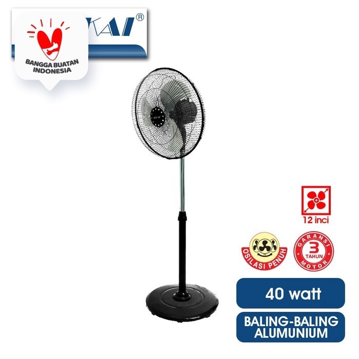 Sekai Kipas Angin Tumpu Performa Tinggi HSN 1238 PO HSN1238