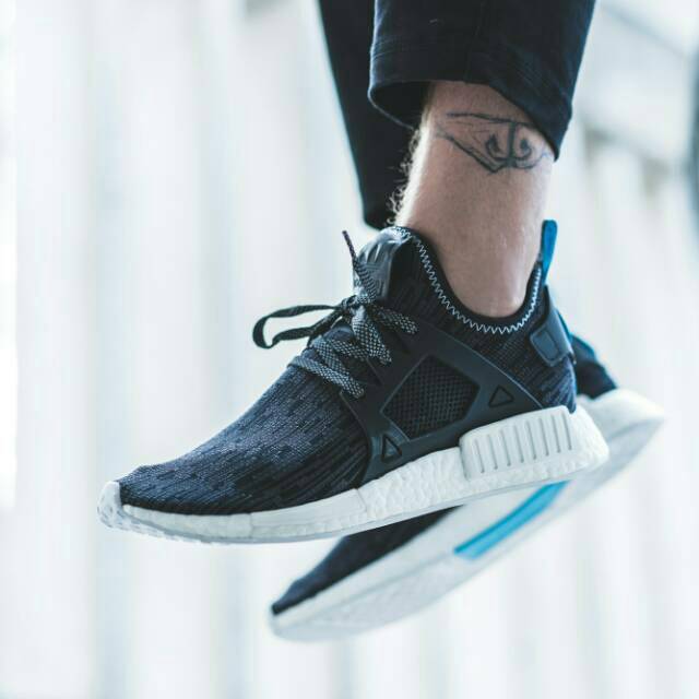 ADIDAS NMD XR 1 BRIGHT BLUE PREMIUM ORIGINAL. SEPATU ADIDAS MURAH. SNEAKERS COWO IMPORT.