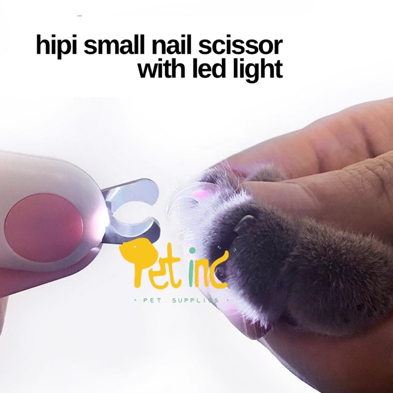 HIPI small nail scissor with LED light