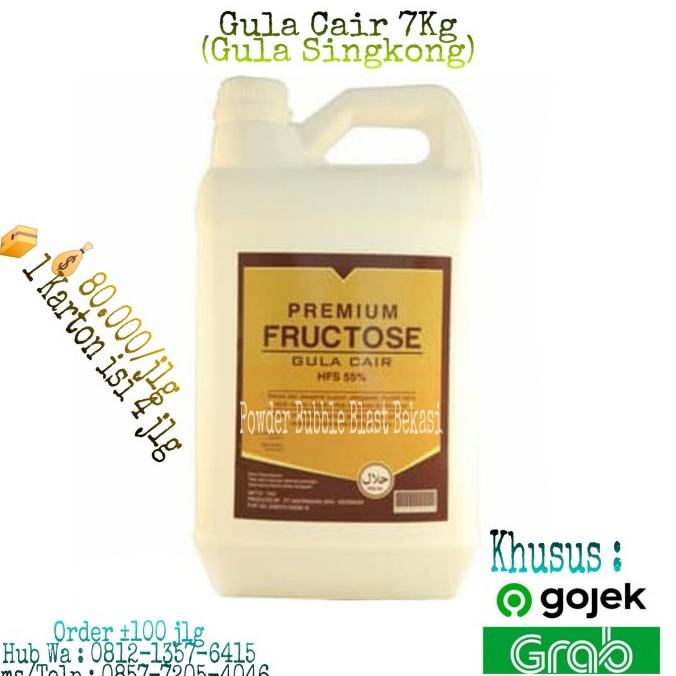 

Premium Fructose (Gula Cair) -7Kg (Khusus Grab/Gojek)