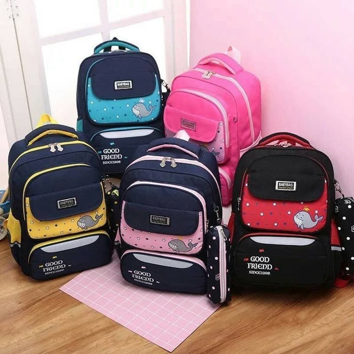 TAS RANSEL SEKOLAH / BACKPACK MULTIFUNGSI / TAS RANSEL ANAK PEREMPUAN / BABYBAG BACKPACK / RANSEL