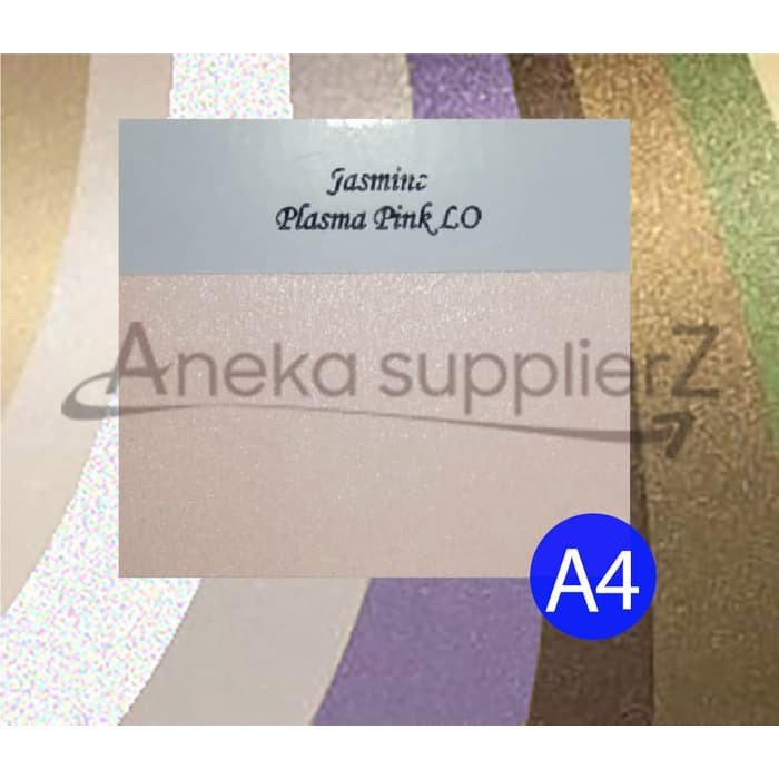 Kertas Karton Jasmine Tebal - A4 (Merah Muda/Pink )