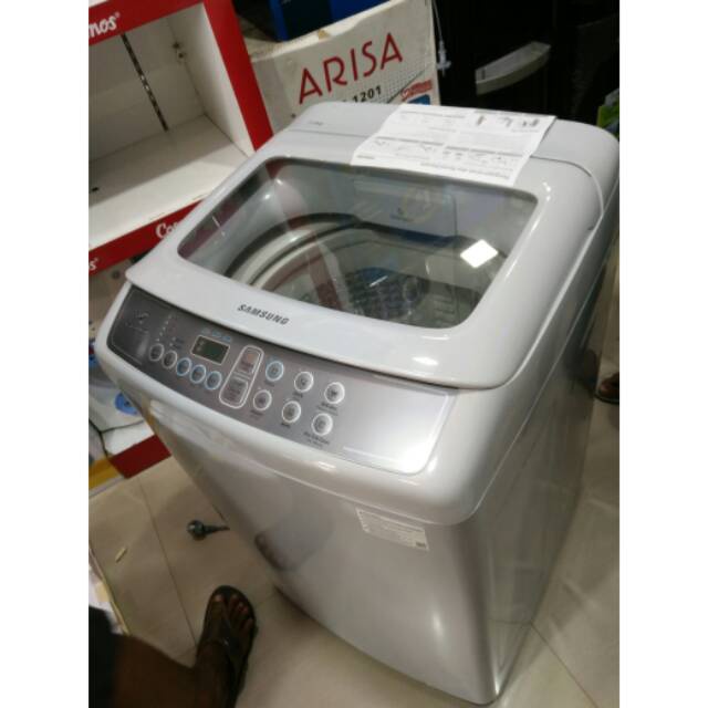 Mesin Cuci 1 Tabung SAMSUNG WA70H4000SG Full Otomatis Low Watt Diamond Drum 7 KG