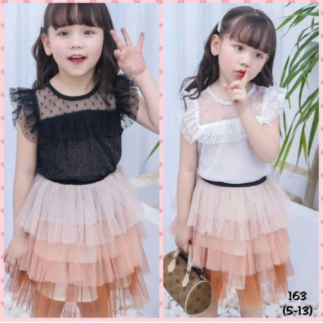 Baju anak import setelan rok anak import setelan anak perempuan